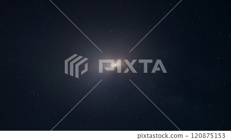 Lights of stars, space galaxy. Science fictional background image. Starry wallpaper 120875153