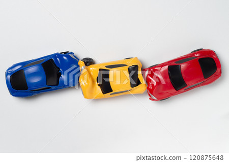 Image of a multiple collision accident Image of a multiple collision accident 120875648