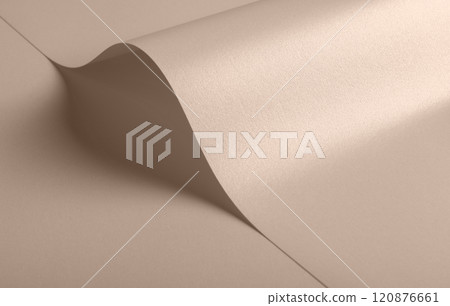 Mocha Mousse, 2025 color of year shiny paper background in soft brown and beige tones 120876661