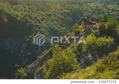 Molitva Viewpoint in Special Nature Reserve Uvac Molitva Viewpoint in Special Nature Reserve Uvac 120877278