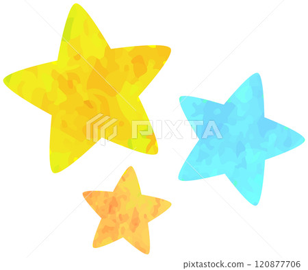 Star illustration set vector material 120877706