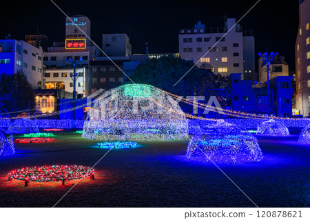 Approximately 1 million glowing bulbs: Winter Tenmonkan Millionation 2025 Approximately 1 million glowing bulbs: Winter Tenmonkan Millionation 2025 120878621