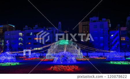 Approximately 1 million glowing bulbs: Winter Tenmonkan Millionation 2025 Approximately 1 million glowing bulbs: Winter Tenmonkan Millionation 2025 120878622
