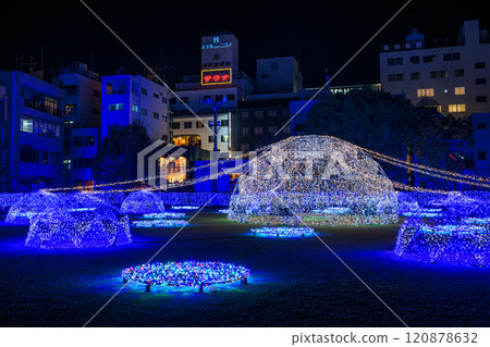 Approximately 1 million glowing bulbs: Winter Tenmonkan Millionation 2025 120878632
