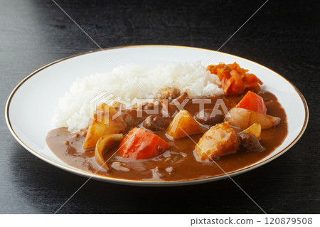 Curry and rice Curry and rice 120879508