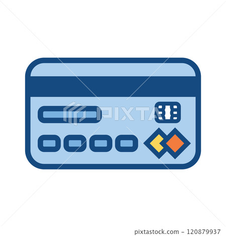 Credit Rating or Score Icon with Credit Card Check - Good or Bad Credit Idea 120879937