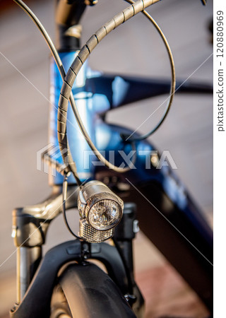 Electric Bike. bicycle front light 120880969