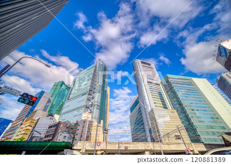 Tokyo, Shiodome skyscrapers Tokyo, Shiodome skyscrapers 120881389