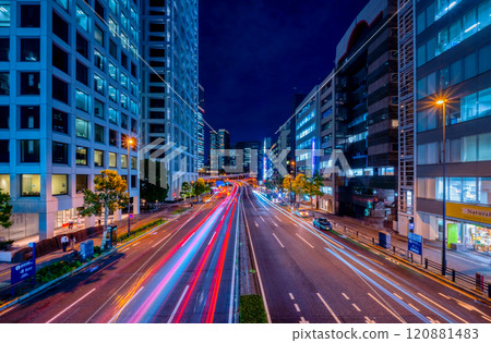 Tokyo, Route 246: Light trails in the big city Tokyo, Route 246: Light trails in the big city 120881483