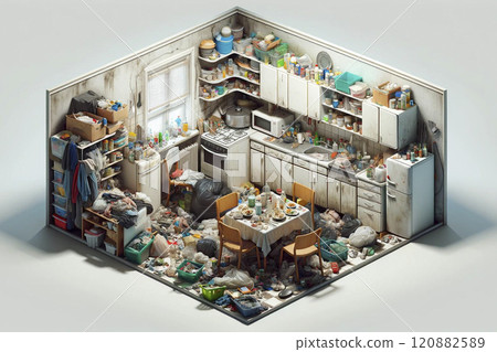 Kitchen/Garbage house 120882589