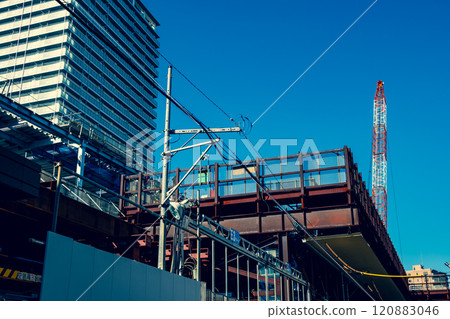 東京東村山站週邊鐵路高架建設工程 2024.11 c-3 強調暖色和冷色 120883046