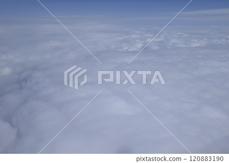 View from airplane window View from airplane window 120883190