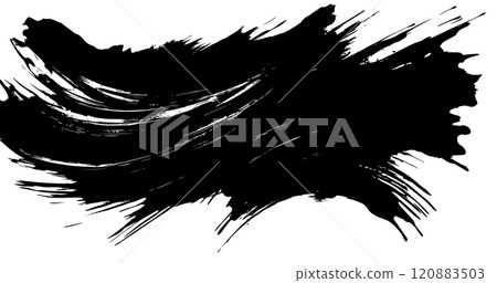 Black brush art texture, vector material Black brush art texture, vector material 120883503