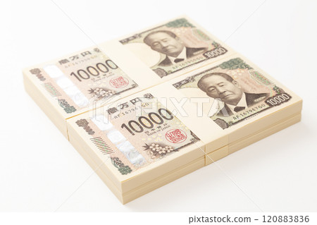 白色背景上的 400 萬日元 白色背景上的 400 萬日元 120883836