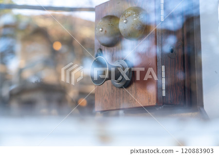 [Kanagawa Prefecture] Retro public telephone in Yamate, Yokohama 120883903