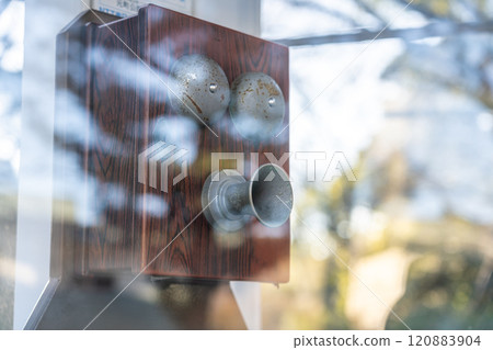 [Kanagawa Prefecture] Retro public telephone in Yamate, Yokohama 120883904