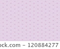 淺紫色日本傳統圖案（麻葉）日式背景畫 120884277