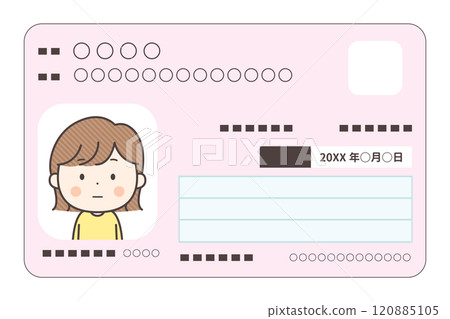 Woman's My Number Card 120885105