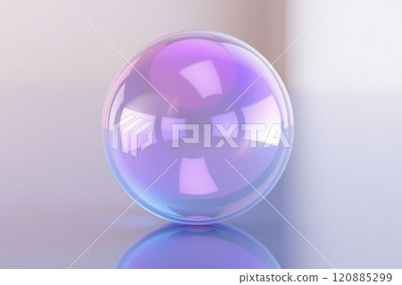 柔和的彩色肥皂泡 120885299