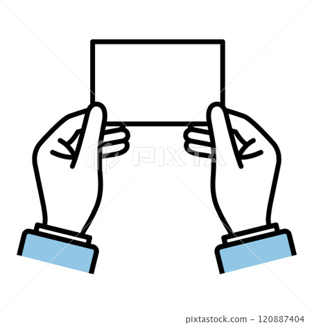 交換名片的手 120887404