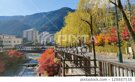Autumn scenery of Gero Onsen Autumn scenery of Gero Onsen 120887538
