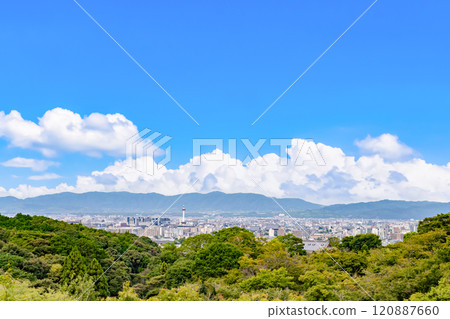 Higashiyama Ward, Kyoto City: Kyoto city as seen from Kiyomizu-dera Temple 120887660