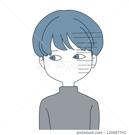一個男人用輕蔑的眼神看著我 一個男人用輕蔑的眼神看著我 120887741