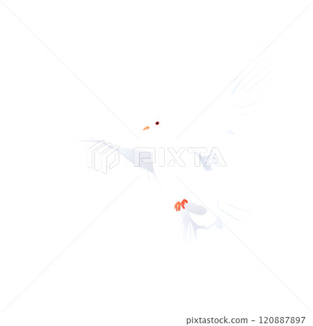 Ethereal white bird gliding gracefully through a misty landscape at dawn, capturing a sense of serenity and purity. Generative AI Ethereal white bird gliding gracefully through a misty landscape at dawn, capturing a sense of serenity and purity. Generative AI 120887897