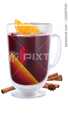 Warm elixirs flowing with flavors ignite cozy autumn evenings and festive gatherings under a starlit sky. Generative AI 120887926