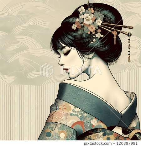 Floral Waves 120887981