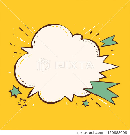 [Speech bubble] Pop speech bubble 120888608