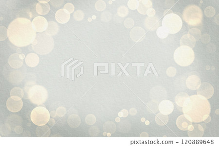 Vintage kraft rectangular grey color paper with old texture,effect bokeh,vignette with empty space for the text in the center for greetings,invitations.Hand drawn watercolor background 120889648