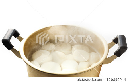 Parboiling daikon radish - Home cooking 120890044