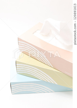 Tissues, tissue boxes, rhinitis, household goods, colds, nose, life, daily necessities, daily necessities, paper, tissue paper 120891813