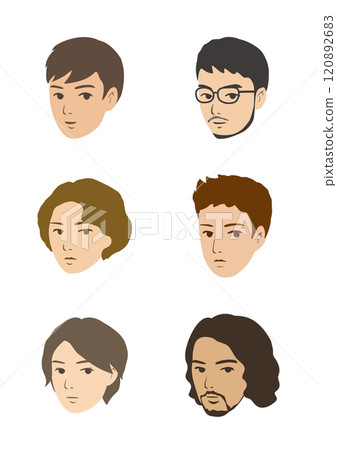 Face/icon/illustration/male 120892683