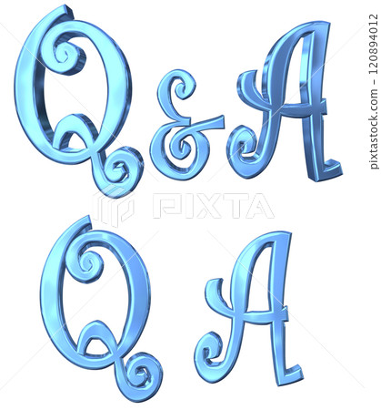 3DCG人物《Q&A閃光》藍色、藍色 3DCG人物《Q&A閃光》藍色、藍色 120894012
