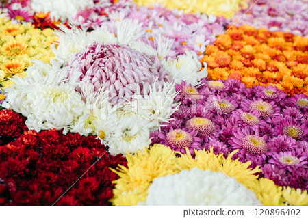 Ibaraki Kasama City Kasama Inari Shrine Flower water at the Chozuya 120896402