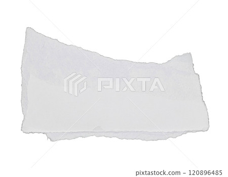 white paper ripped torn isolated on white background 120896485