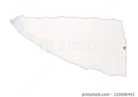white paper ripped torn isolated on white background 120896491