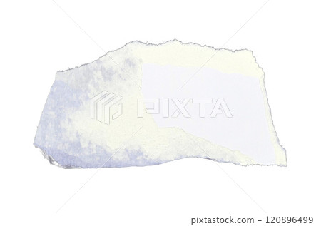 white paper ripped torn isolated on white background 120896499