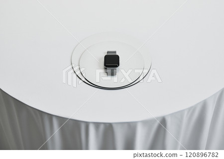 Neutral-toned mockup featuring tech devices on table with clean backdrop, allowing for flexible branding across industries. Neutral-toned mockup featuring tech devices on table with clean backdrop, allowing for flexible branding across industries. 120896782