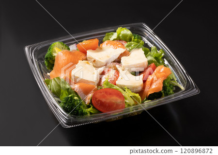 Smoked salmon and cream cheese salad Smoked salmon and cream cheese salad 120896872