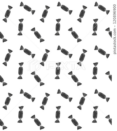 Vector seamless pattern of candy 120896900