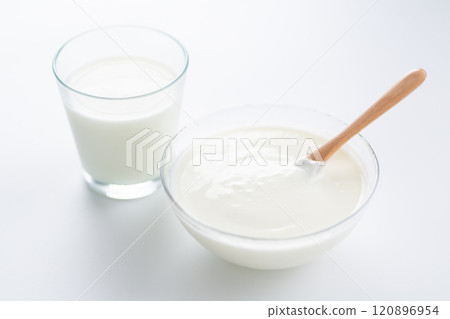 Yogurt and drinking yogurt Yogurt and drinking yogurt 120896954