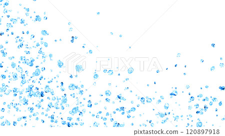 Sparkling blue splash background material 120897918