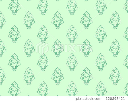 Christmas tree pattern. Vector Christmas illustration Christmas tree pattern. Vector Christmas illustration 120898421