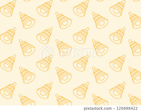 Bells pattern. Vector Christmas illustration Bells pattern. Vector Christmas illustration 120898422