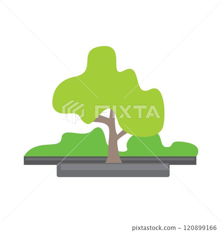 tree park collection vector element design template 120899166