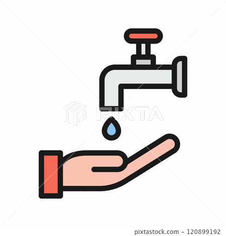 Wudu icon vector image. Suitable for mobile application web application and print media. Wudu icon vector image. Suitable for mobile application web application and print media. 120899192