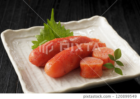 芥子明太子裝在盤子裡 120899549